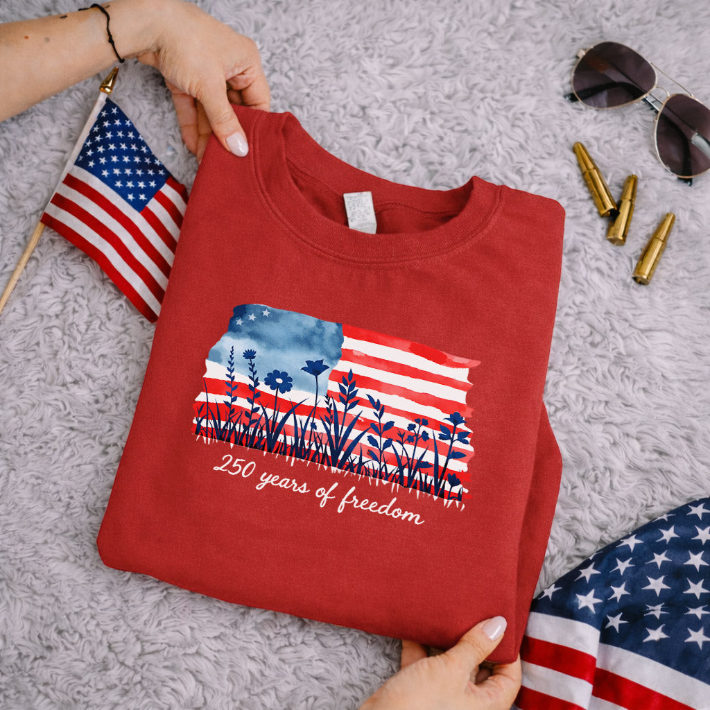 Happy 250 Years Birthday USA Shirt | Patriotic 4th of July 1776–2026 T-Shirt
