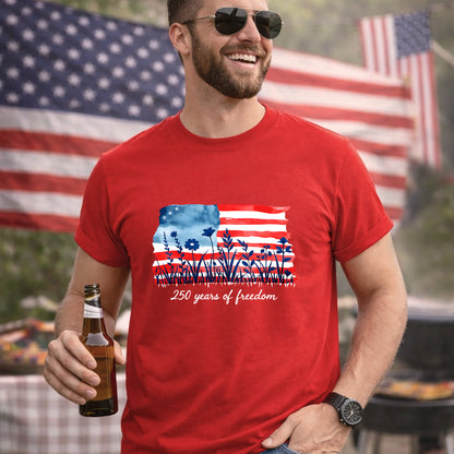 Happy 250 Years Birthday USA Shirt | Patriotic 4th of July 1776–2026 T-Shirt
