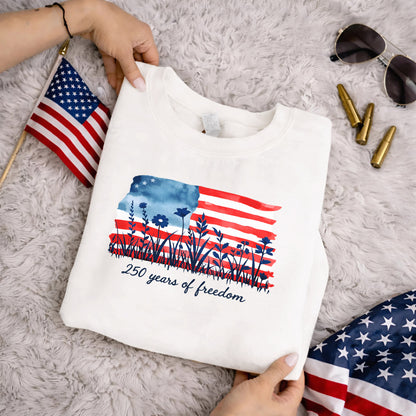 Happy 250 Years Birthday USA Shirt | Patriotic 4th of July 1776–2026 T-Shirt