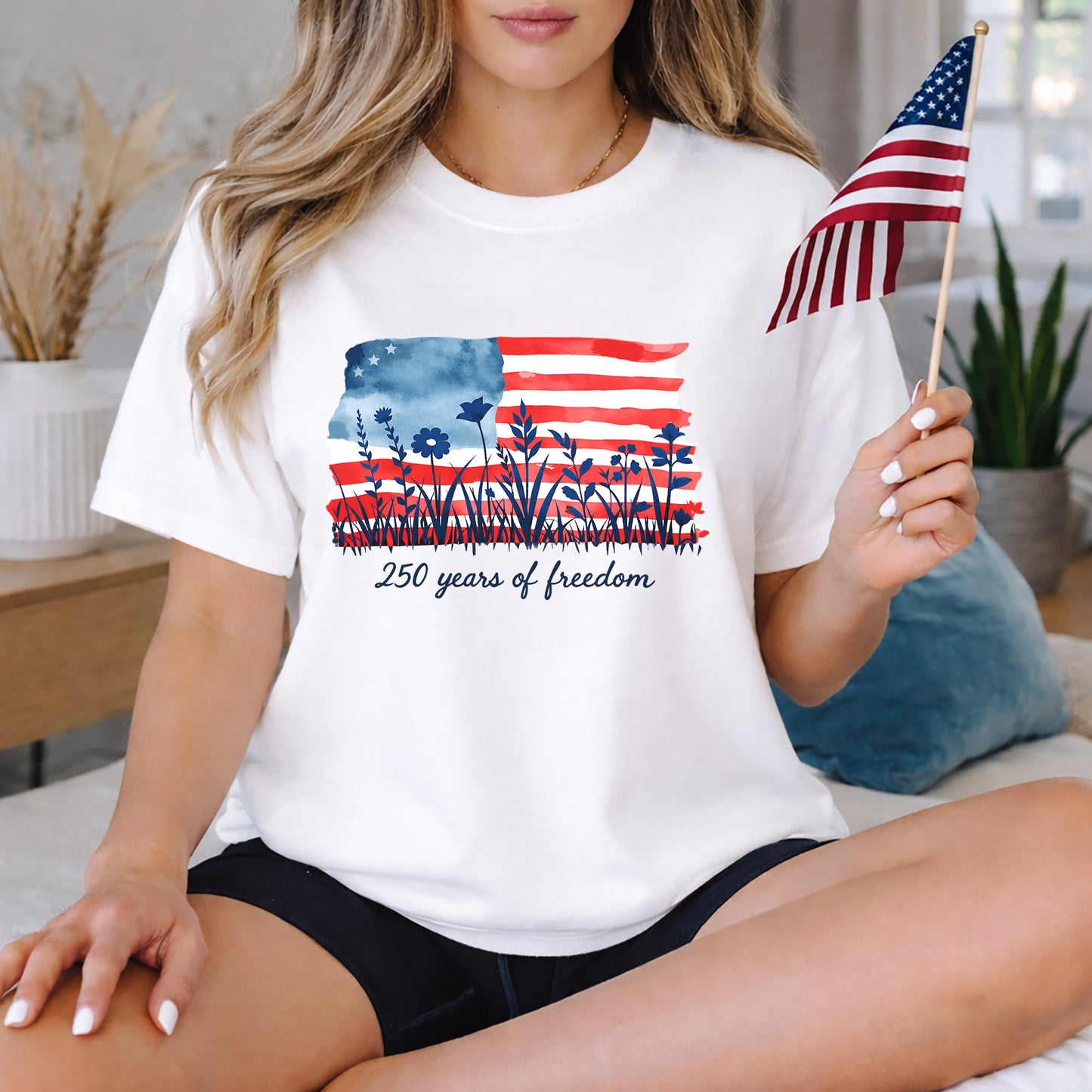 Happy 250 Years Birthday USA Shirt | Patriotic 4th of July 1776–2026 T-Shirt