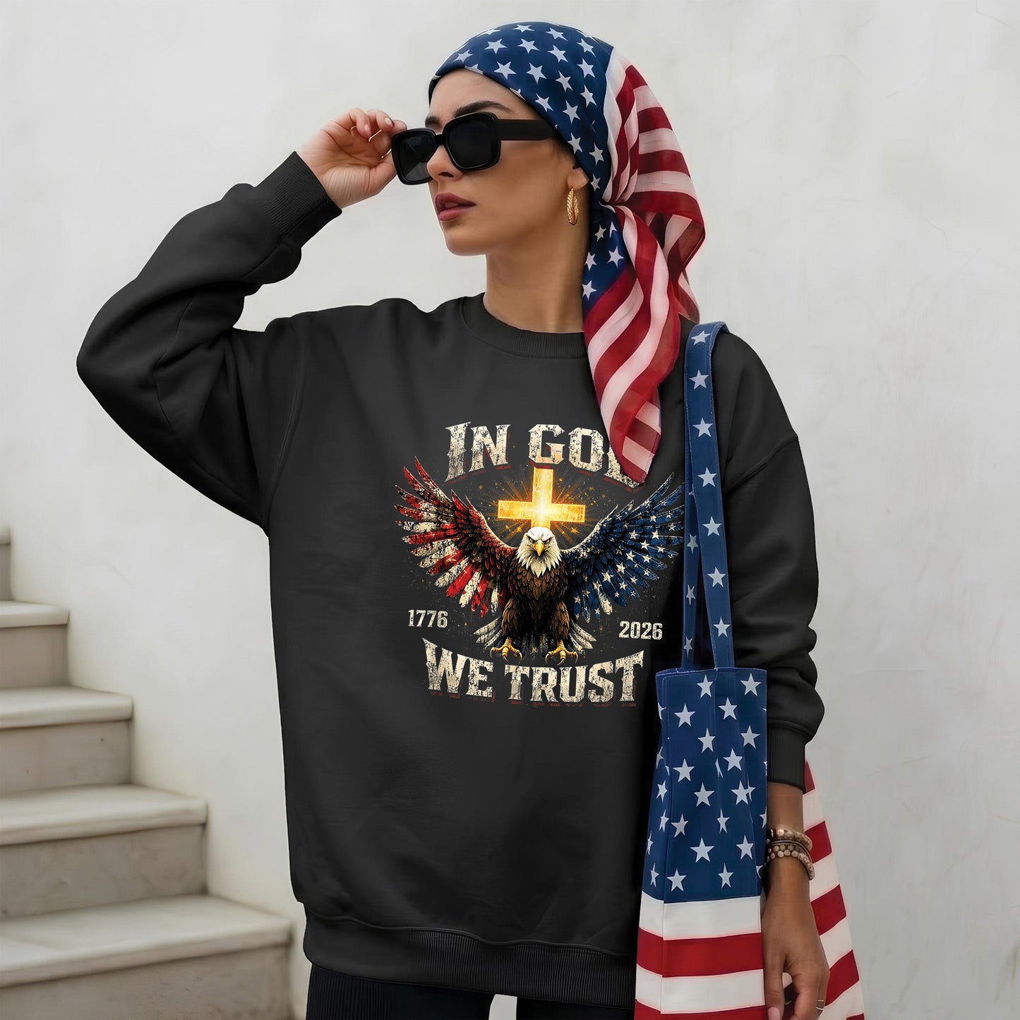 In God We Trust 250th Anniversary Unisex Shirt, Patriotic Eagle Christian USA 1776 2026