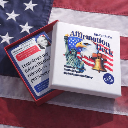 Historical Affirmation Deck - Live the Lessons of History Built From 60 American Historical Figures