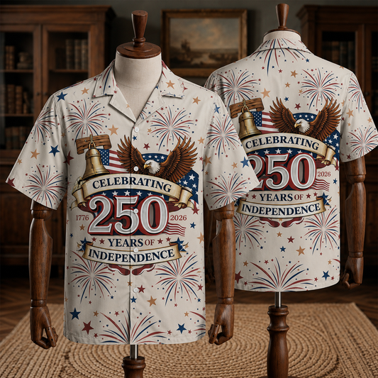 Celebrating 250 Years Of Independence Hawaiian Shirt