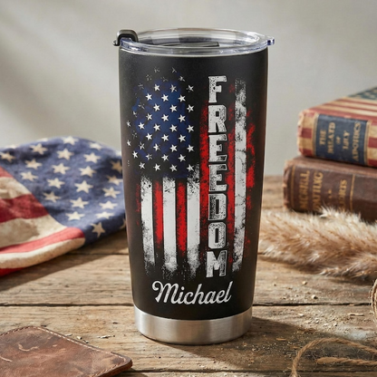 Personalized 250 Years USA Tumbler for Proud Americans We The People  1776 2026