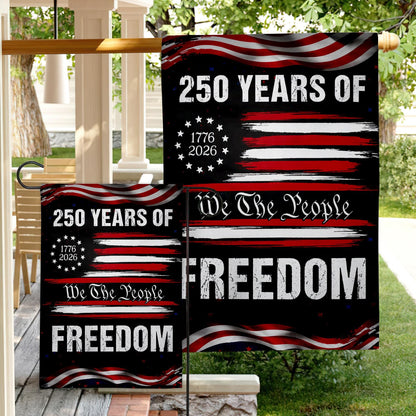250th America Anniversary Garden Flag, US 250 Years Flag, 250th Anniversary America, Patriotic USA Flag, 250th Independence Day Yard Decor